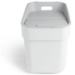 Poubelle de tri blanche 20L