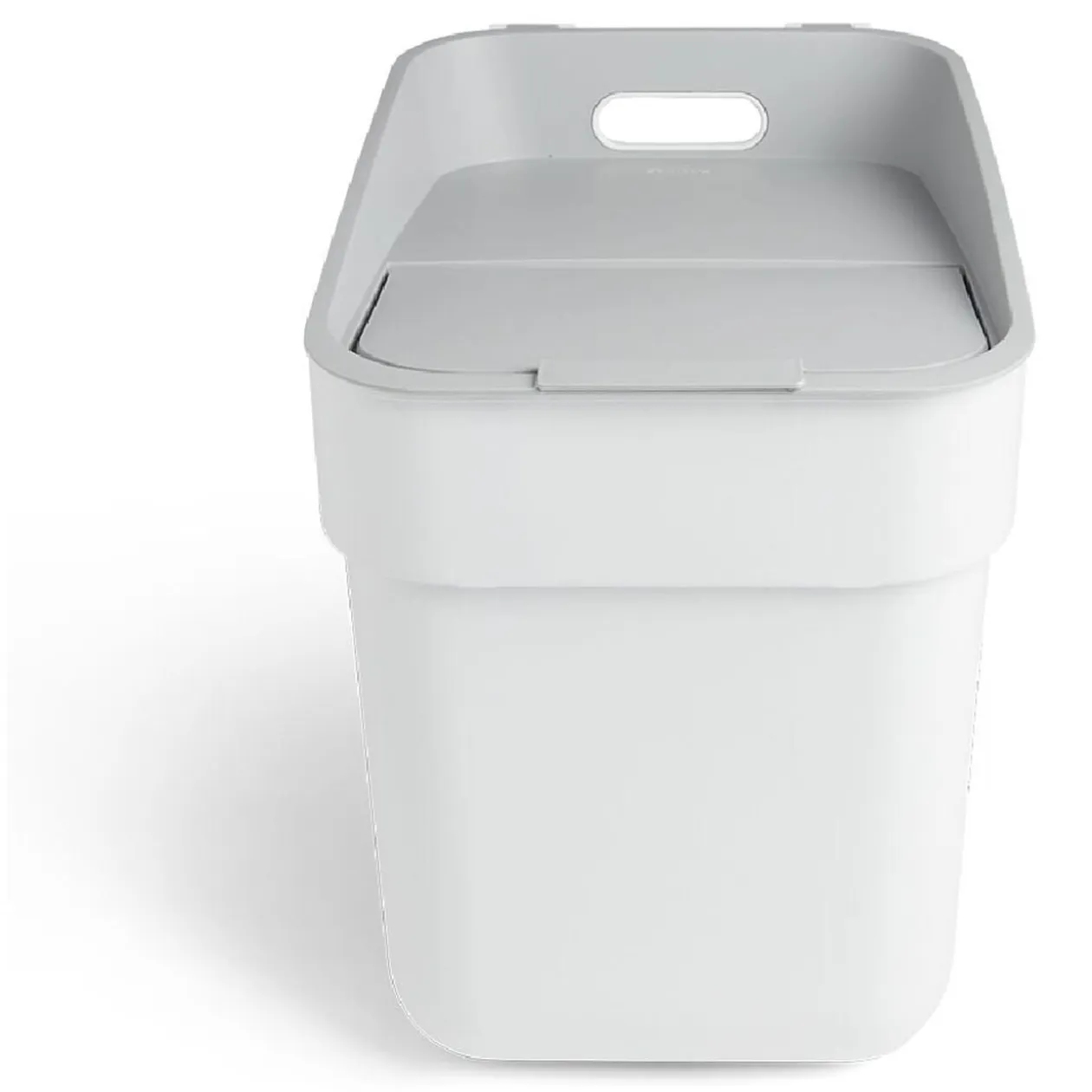 Poubelle de tri blanche 20L