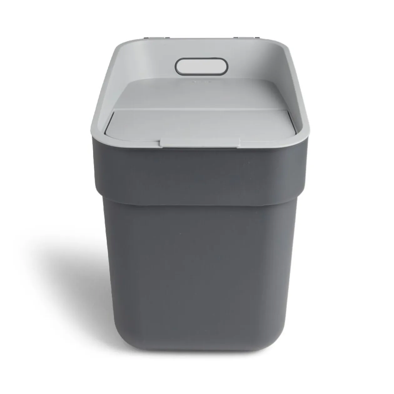 Poubelle de tri grise 20L