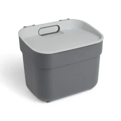 Poubelle de tri grise 5L < Gifi Discount