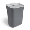 Poubelle de tri grise 10L < Gifi