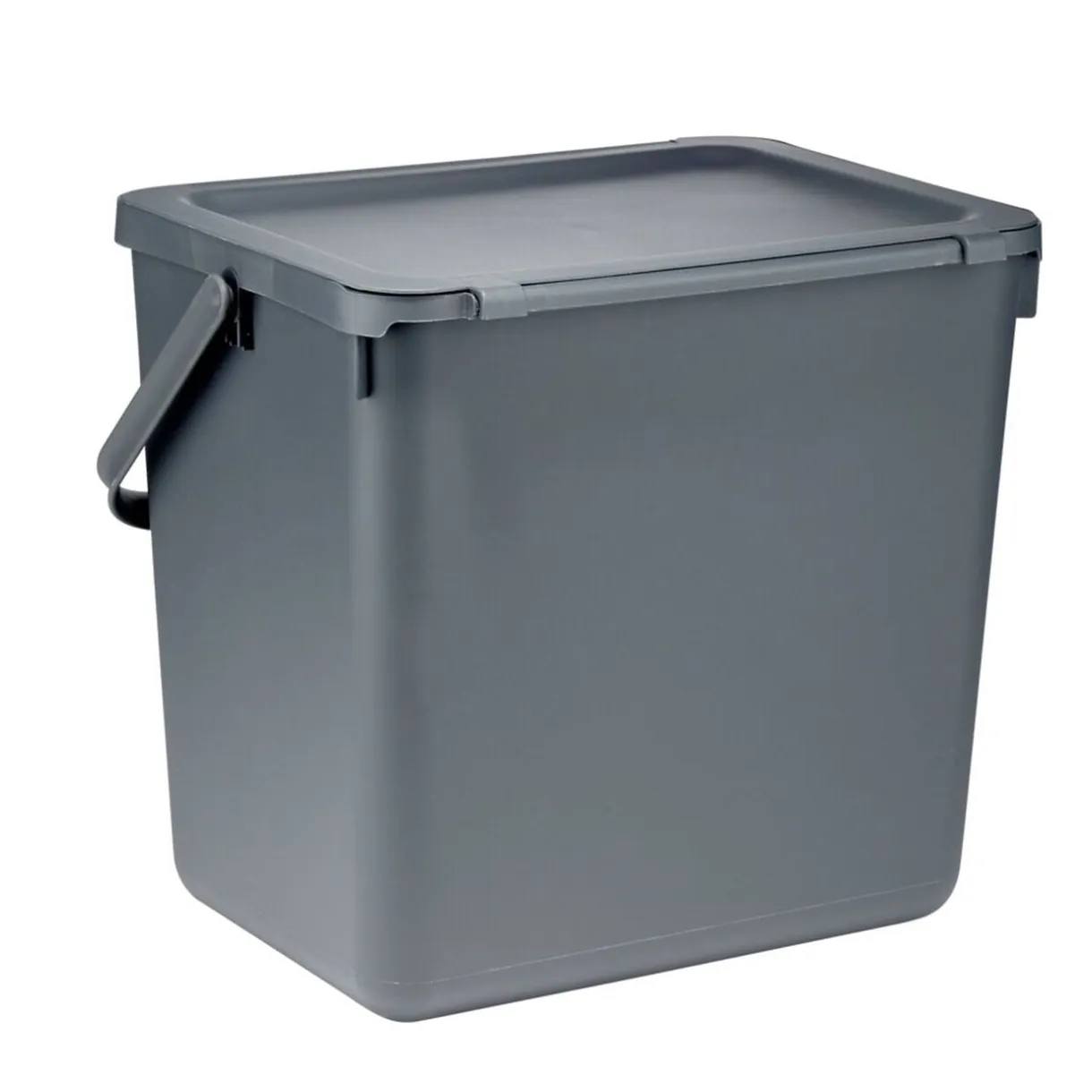 Poubelle de tri 25L plastique gris 38,5x29,5xH34cm < Gifi Best
