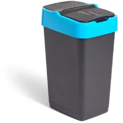 Poubelle de tri pour papier 35L plastique bleu et noir < Gifi Clearance
