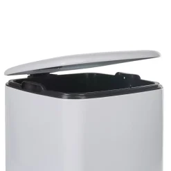 Poubelle pédale blanche 30L