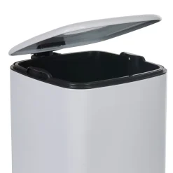 Poubelle pédale blanche 20 L < Gifi New
