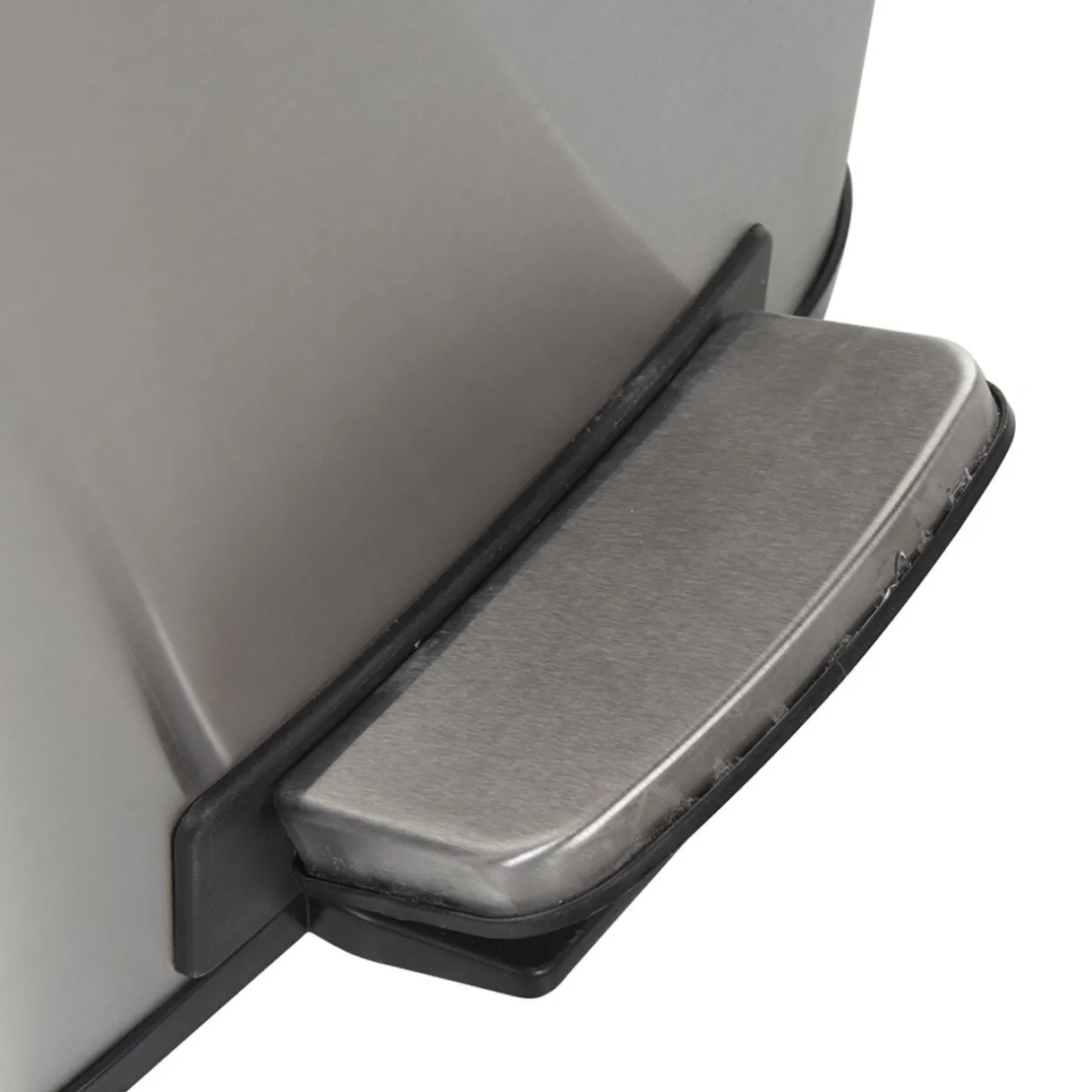 Poubelle pédale gris métallisé 30L < Gifi Clearance