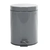 Poubelle ronde gris 5 L < Gifi