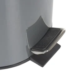Poubelle ronde gris 5 L < Gifi