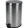 Poubelle ronde pédale gris métallisé 20 L < Gifi Online