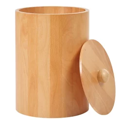 Poubelle salle de bain bambou