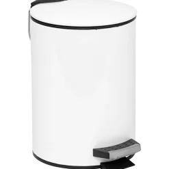 Poubelle salle de bain 3 L blanche < Gifi New