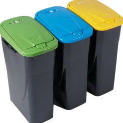Poubelle tri sélectif jaune 25 L < Gifi Online