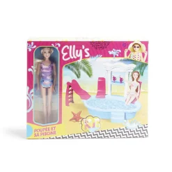 Poupée Elly avec accessoires piscine < Gifi Clearance