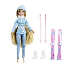Poupée mannequin avec accessoires de ski