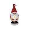 Père Noël lumineux solaire LED blanc chaud H31cm < Gifi Online