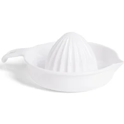 Presse agrume en plastique blanc L18,5cm