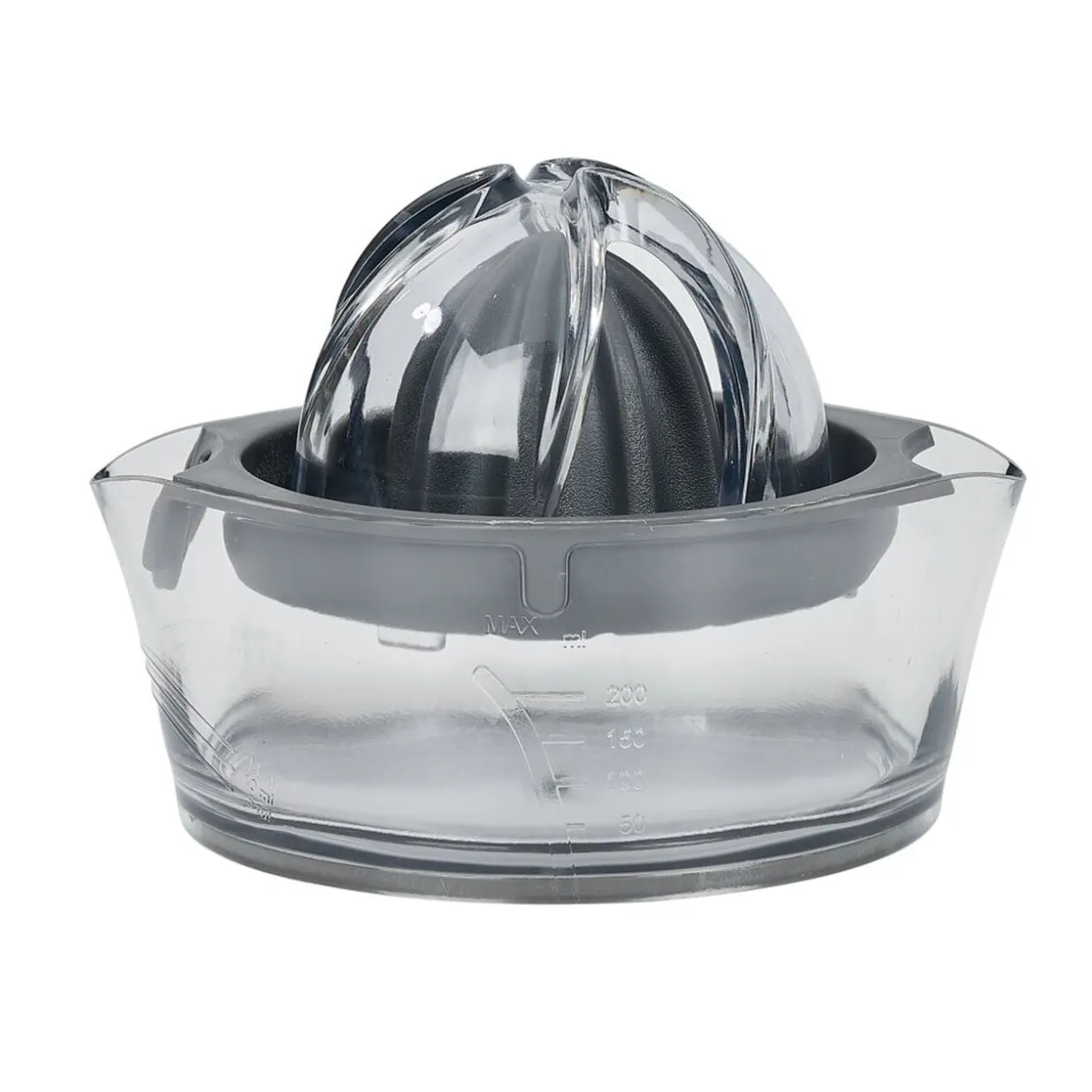 Presse agrumes avec réservoir transparent vert