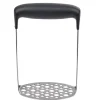 Presse purée en inox et silicone noir
