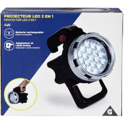 Projecteur LED rechargeable 170LM < Gifi Best