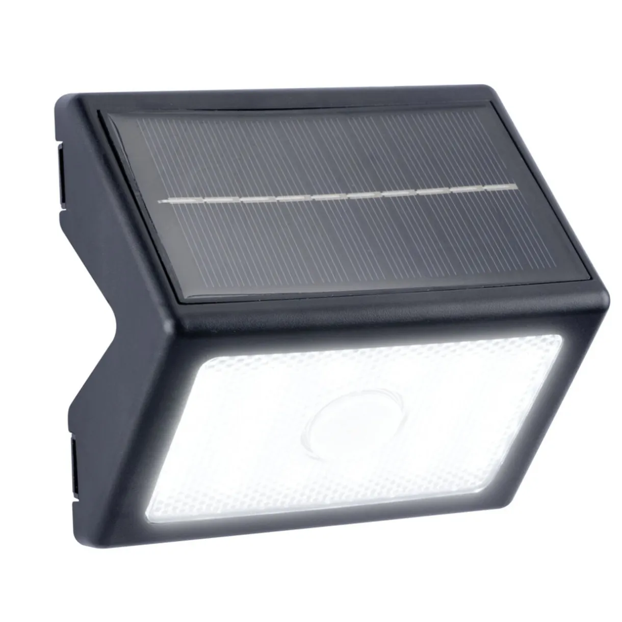 Projecteur mural détecteur mouvement solaire 24LED 120lm 11x11xH6cm < Gifi Outlet