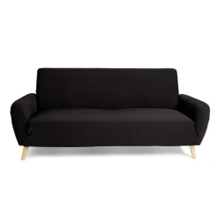Protège canapé extensible 3 places L195-230cm noir