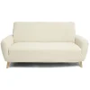 Protège canapé extensible 2 places L145-185cm velours côtelé beige < Gifi New