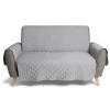 Protège canapé 2 places L223xH179cm molleton gris foncé