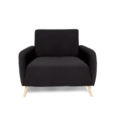 Protège fauteuil extensible L90-145cm noir