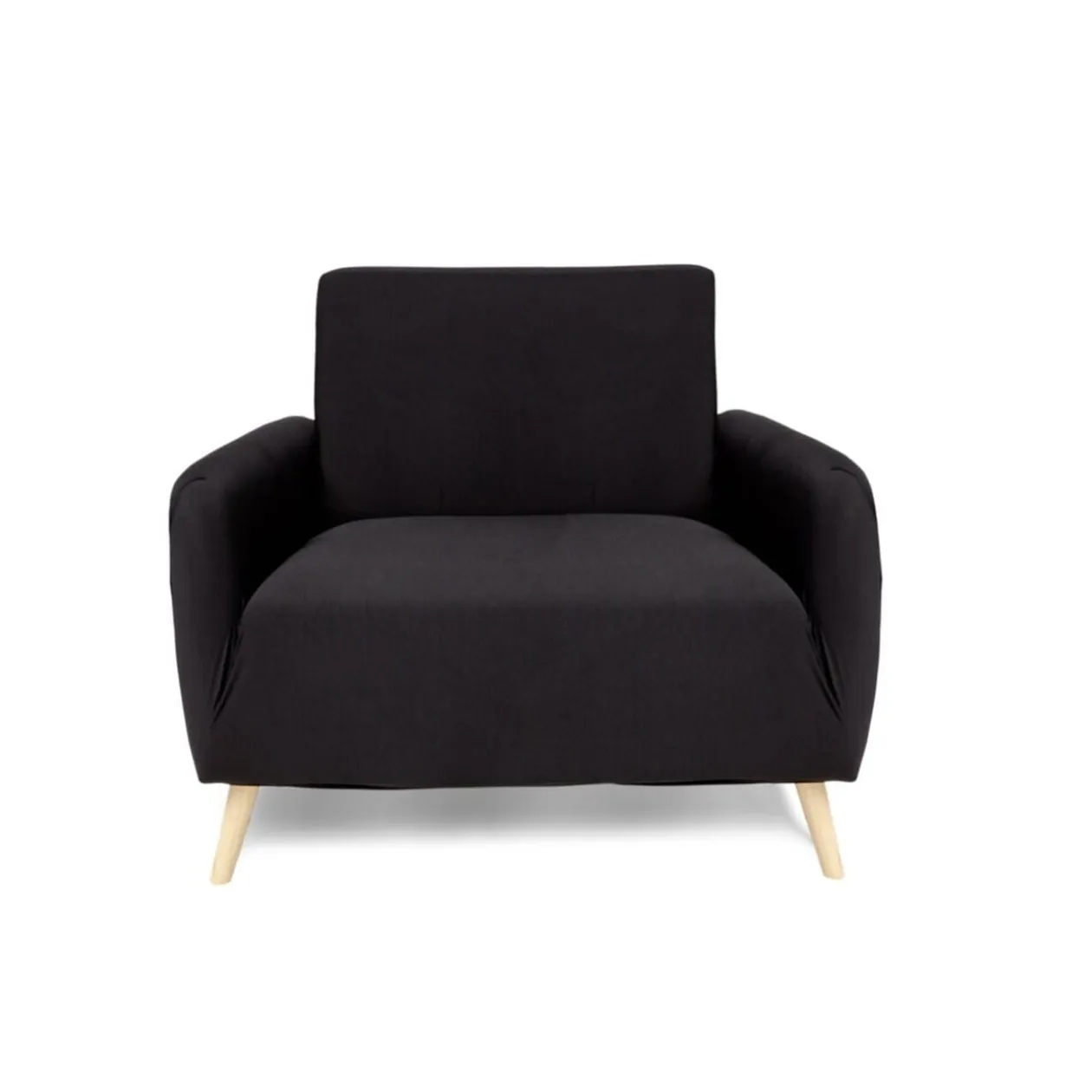 Protège fauteuil extensible L90-145cm noir