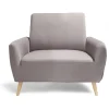 Protège fauteuil extensible uni gris 90 / 145 cm < Gifi Sale