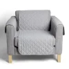 Protège fauteuil L165xH179cm molleton gris foncé < Gifi