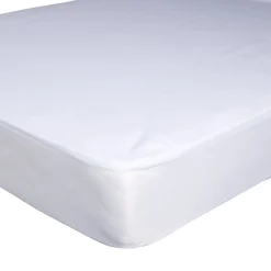 Protège-matelas anti-punaises jersey 160x200x25cm polyester blanc < Gifi Outlet
