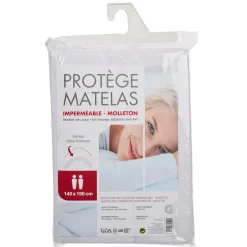 Protège-matelas molleton imperméable 140x190 cm < Gifi Online
