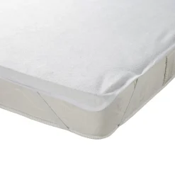Protège matelas 2 personnes éponge imperméable anti-acariens 140x190cm < Gifi Outlet