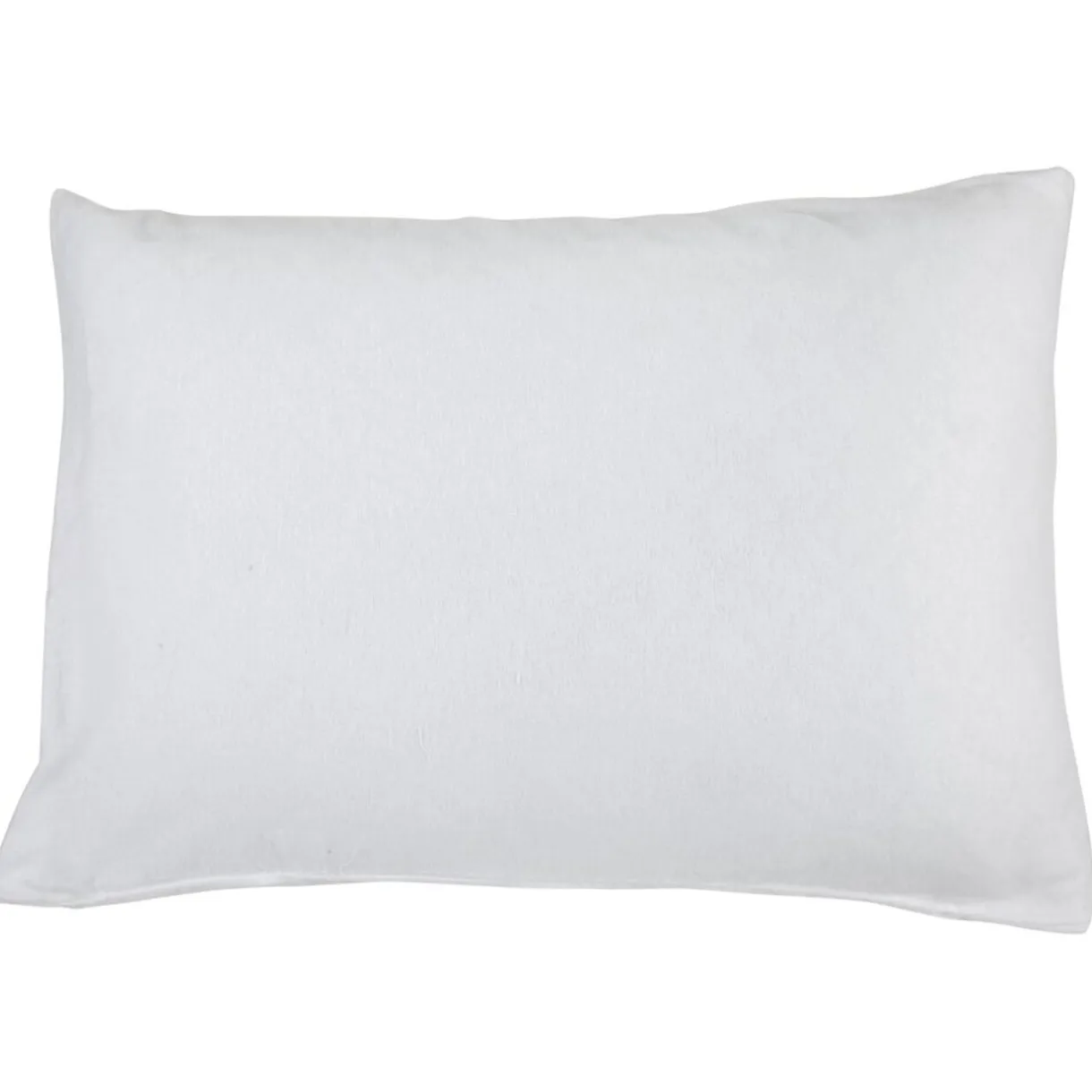 Protège oreiller anti acariens molleton rectangulaire blanc < Gifi Online