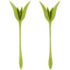 Présentoir serviette papier forme tige verte fleur < Gifi