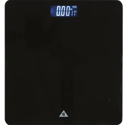 Pèse-personne carré verre noir max.180kg < Gifi Sale