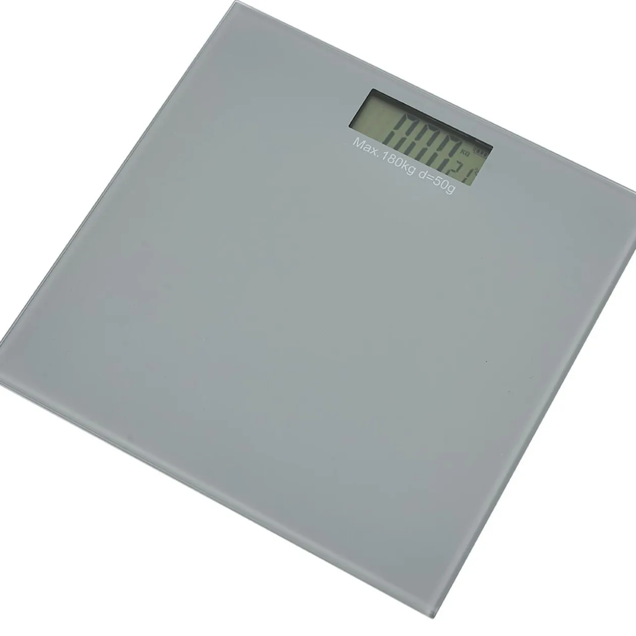 Pèse personne numérique gris écran LCD 180 kg