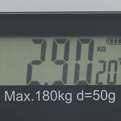 Pèse personne numérique noir écran LCD 180 kg < Gifi Sale