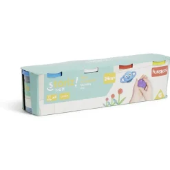 Pâte à modeler en pot de 125g x4