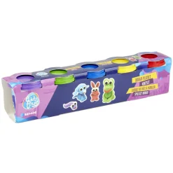 Pâte à modeler x5 pots multicolore 140g < Gifi Online