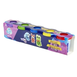 Pâte à modeler x5 pots multicolore 140g < Gifi Online
