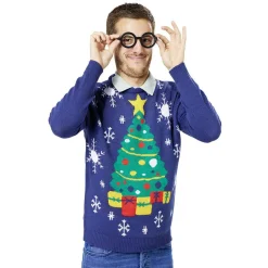Pull de Noël lumineux à led Adulte Taille M < Gifi Hot