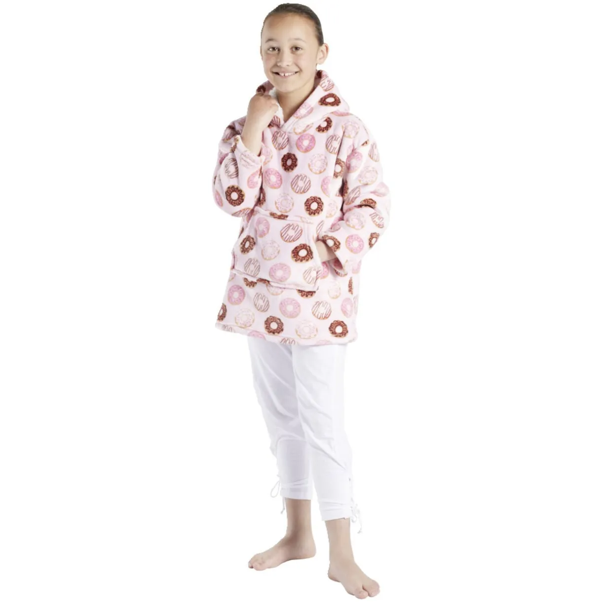 Pull plaid enfant motif donut Taille unique < Gifi Hot