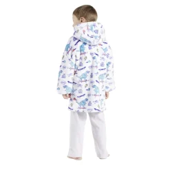 Pull plaid enfant motif renne ou dinosaure Taille unique - 2 modèles