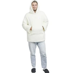 Pull plaid teddy adulte à capuche 70xH80cm (2 modèles)