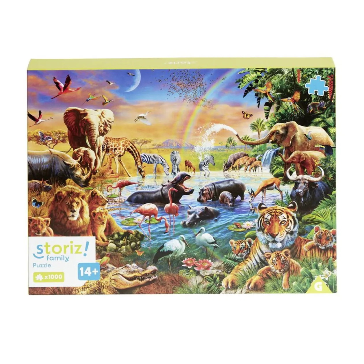 Puzzle ado 1000 pièces faune et flore savane