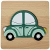 Puzzle animaux bois 2-6 ans
