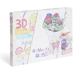 Puzzle 3D à colorier 4en1