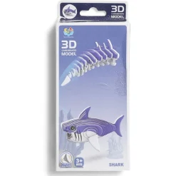 Puzzle 3D en bois animaux DIY - 6 modèles
